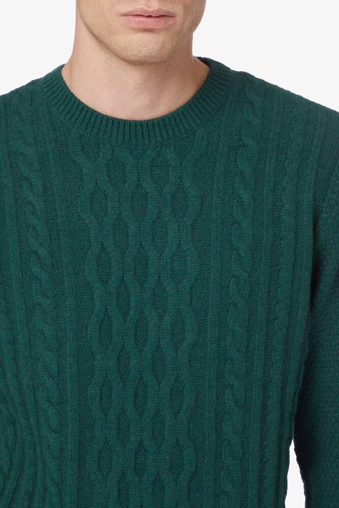 rinascente Barbour Maglia girocollo a trecce - Verde