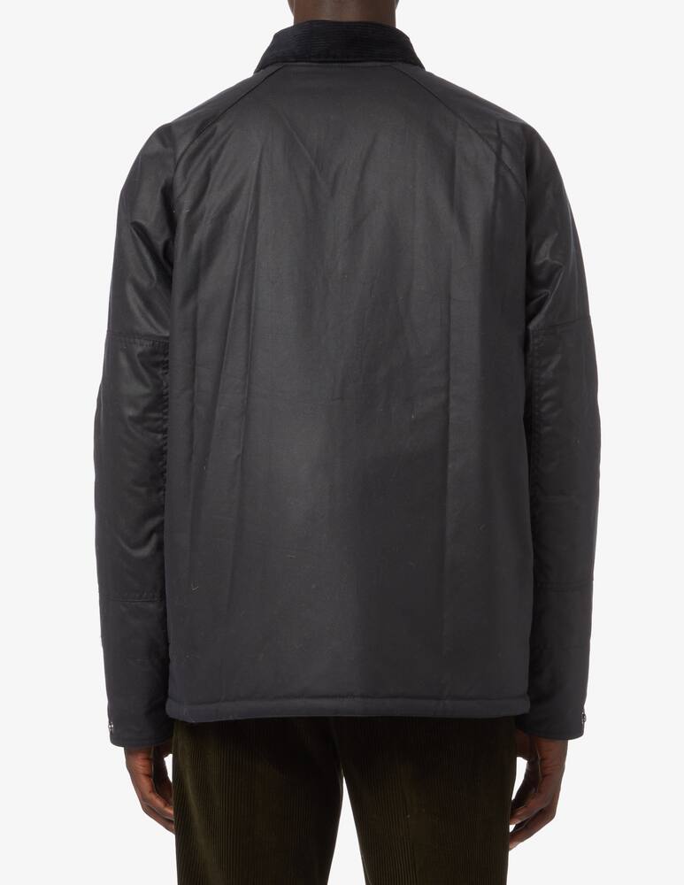 rinascente Barbour White Label Sl nara wax jacket - Black