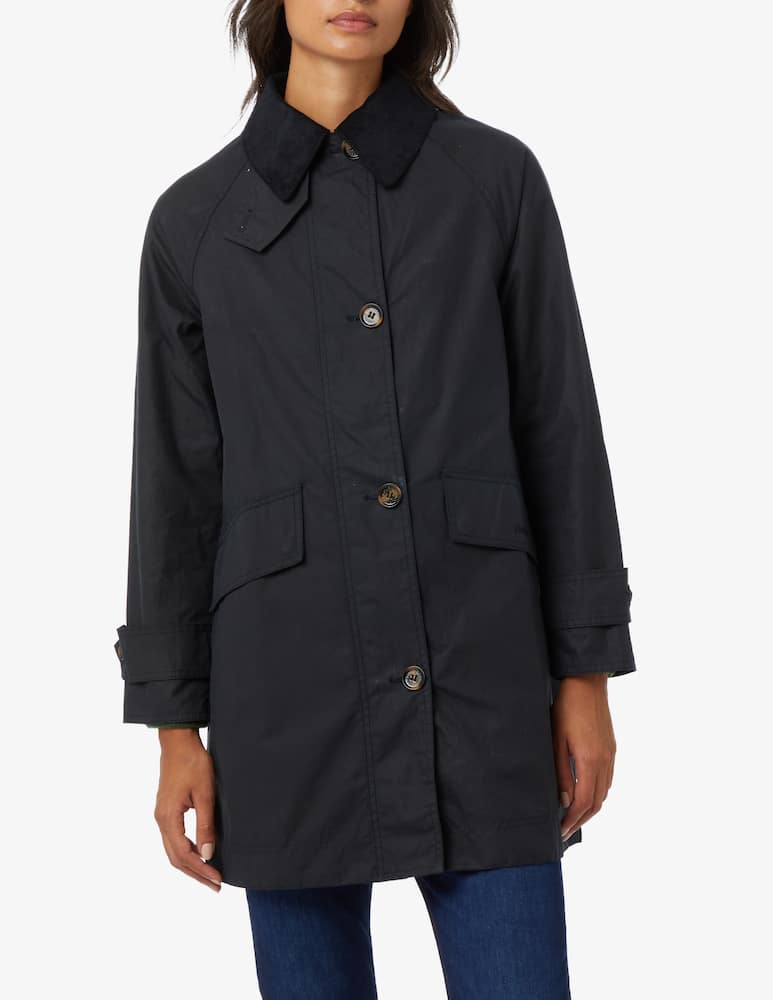 Barbour Giacca media in cotone cerato Linnea - Blu - immagine 1 Barbour Giacca media in cotone cerato Linnea - Blu - immagine 1