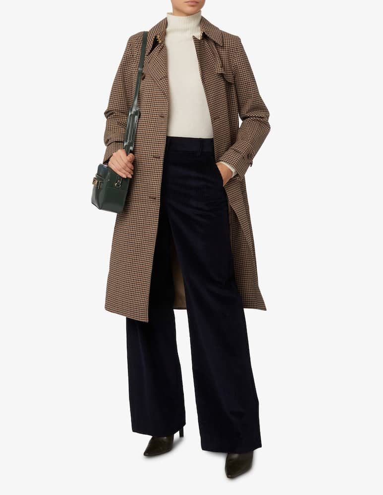 rinascente Barbour Greta long double breasted shell trench - Brown