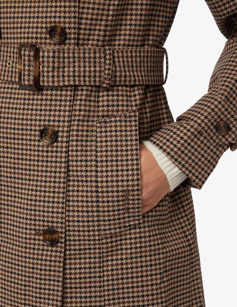 rinascente Barbour Greta long double breasted shell trench - Brown