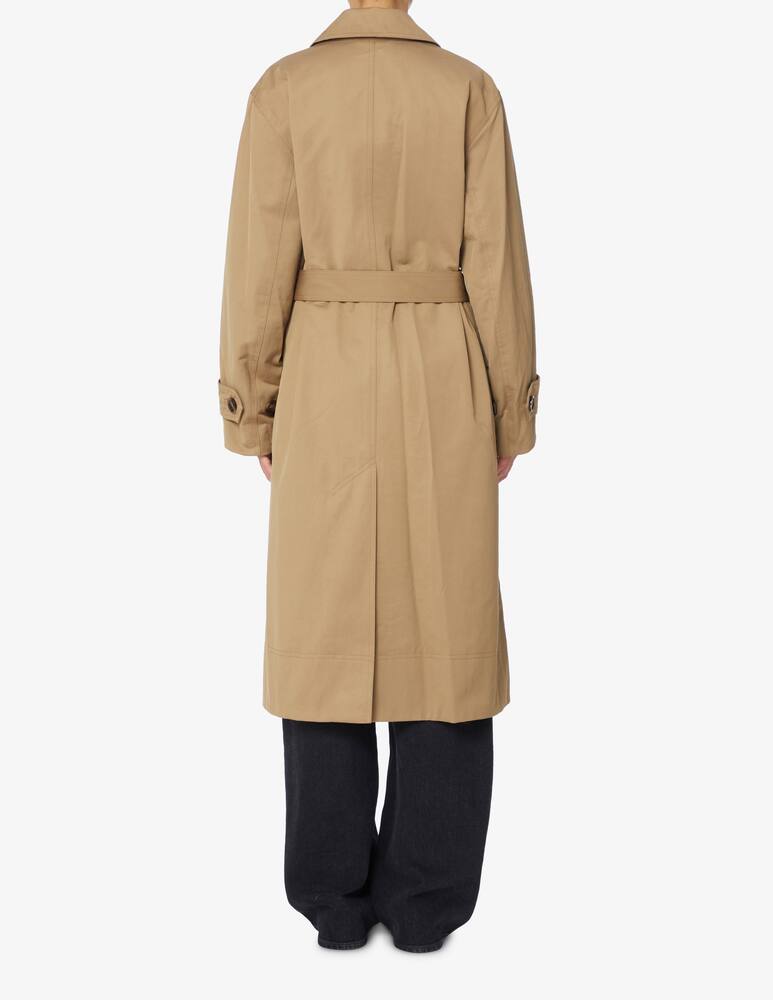 rinascente Barbour Opal long single breast trench - Beige