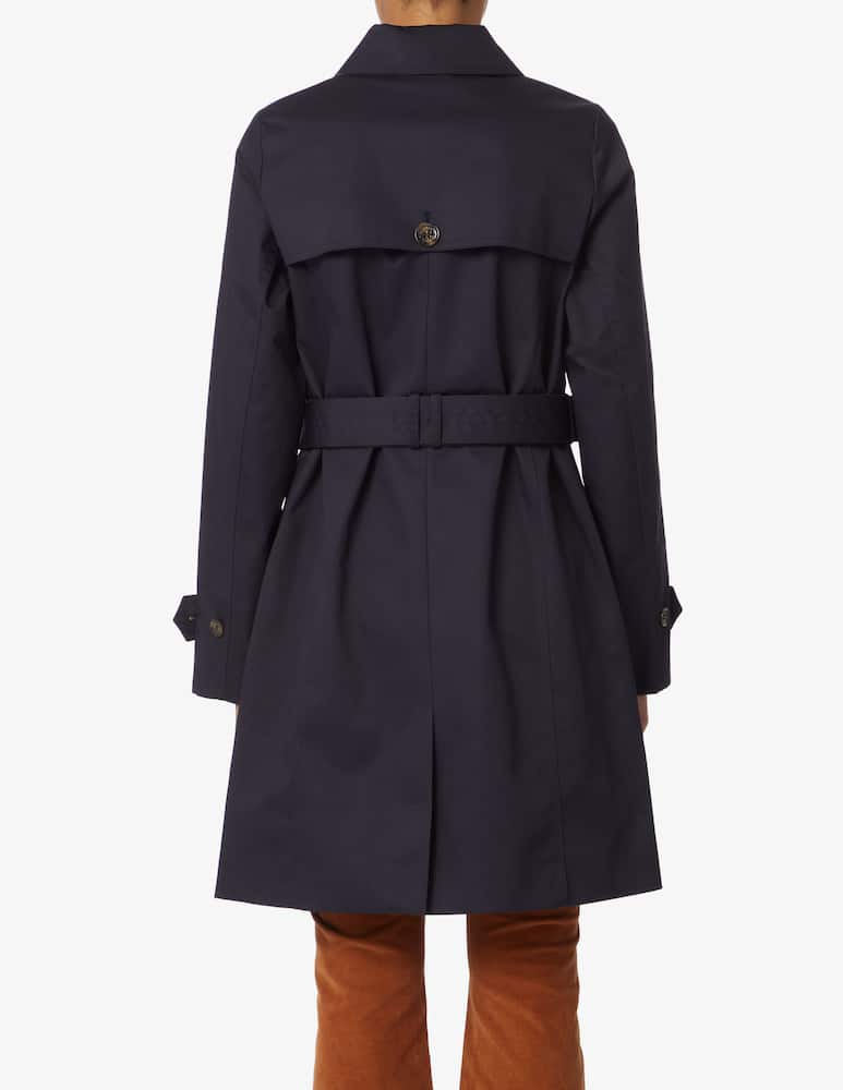 rinascente Barbour Trench doppiopetto corto Greta - Blu