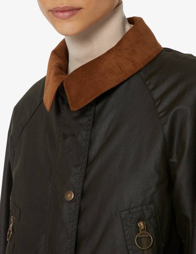 rinascente Barbour Giacca in cotone cerato - Oliva
