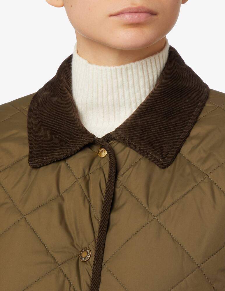 rinascente Barbour Hoh quilted reversible trench - Olive