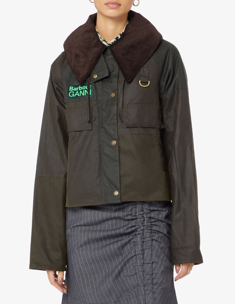 rinascente Barbour Hooded short jacket - Olive