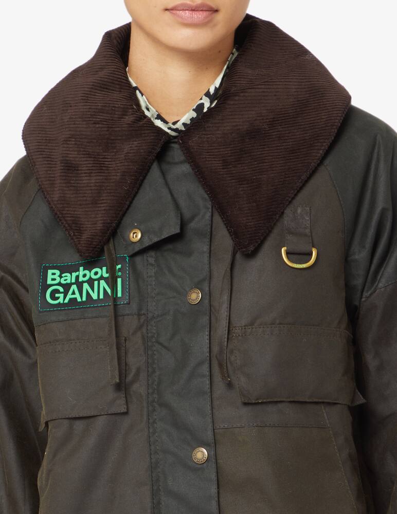 rinascente Barbour Hooded short jacket - Olive