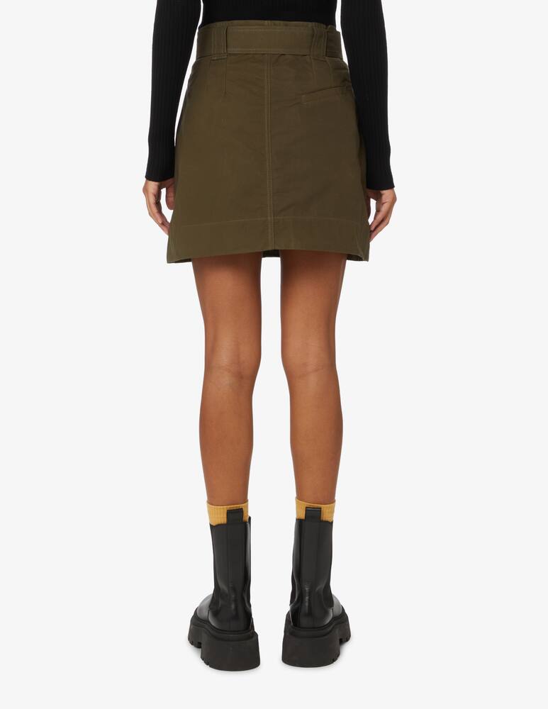 Barbour Gonna mini in cotone cerato Ganni x Barbour - Nero - immagine 3 Barbour Gonna mini in cotone cerato Ganni x Barbour - Nero - immagine 3