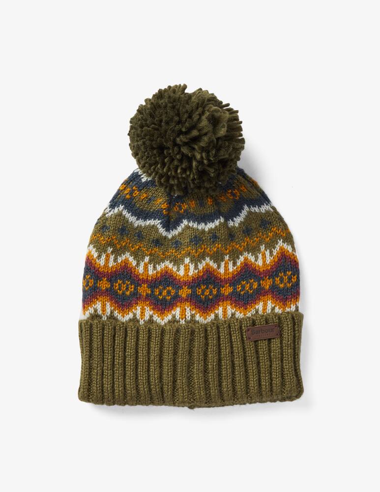 rinascente Barbour Berretto beanie con pom pom - Verde