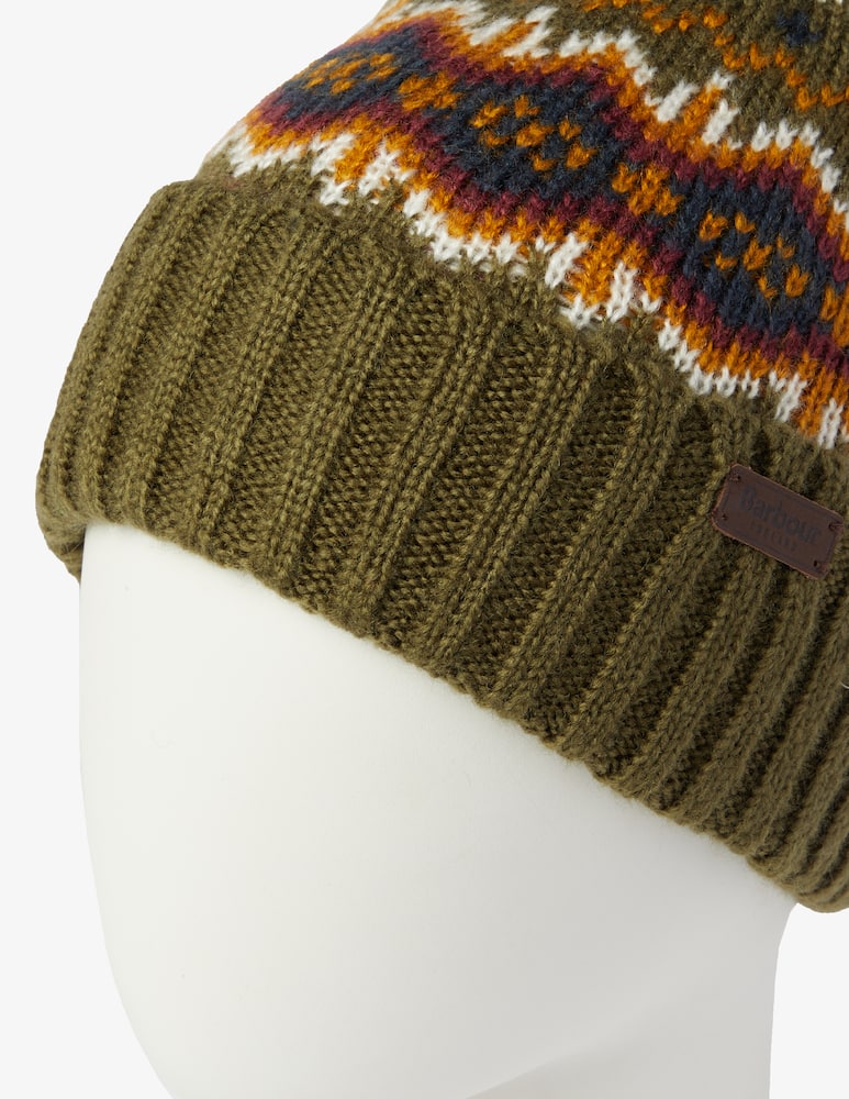 rinascente Barbour Berretto beanie con pom pom - Verde