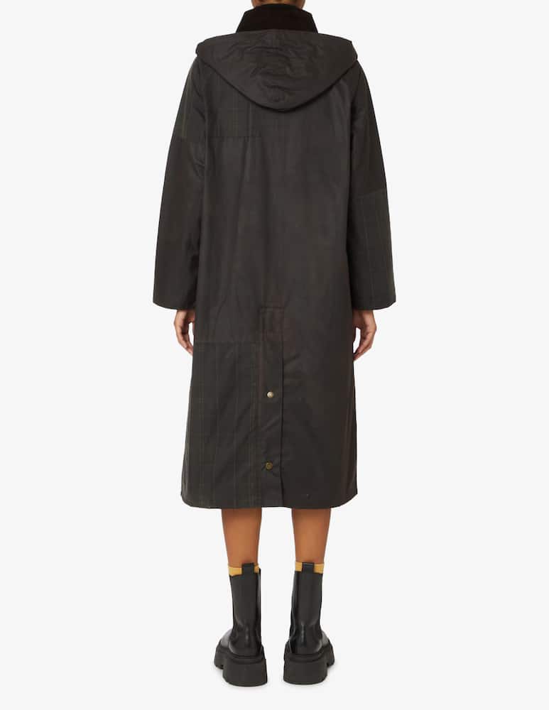 Barbour Giacca lunga in cotonecerato Ganni x Barbour - Nero - immagine 3 Barbour Giacca lunga in cotonecerato Ganni x Barbour - Nero - immagine 3