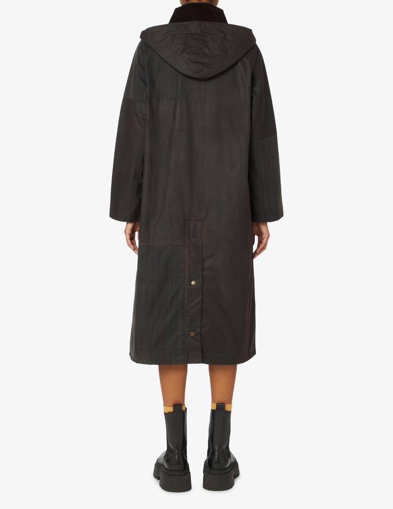 rinascente Barbour Giacca lunga in cotonecerato Ganni x Barbour - Nero