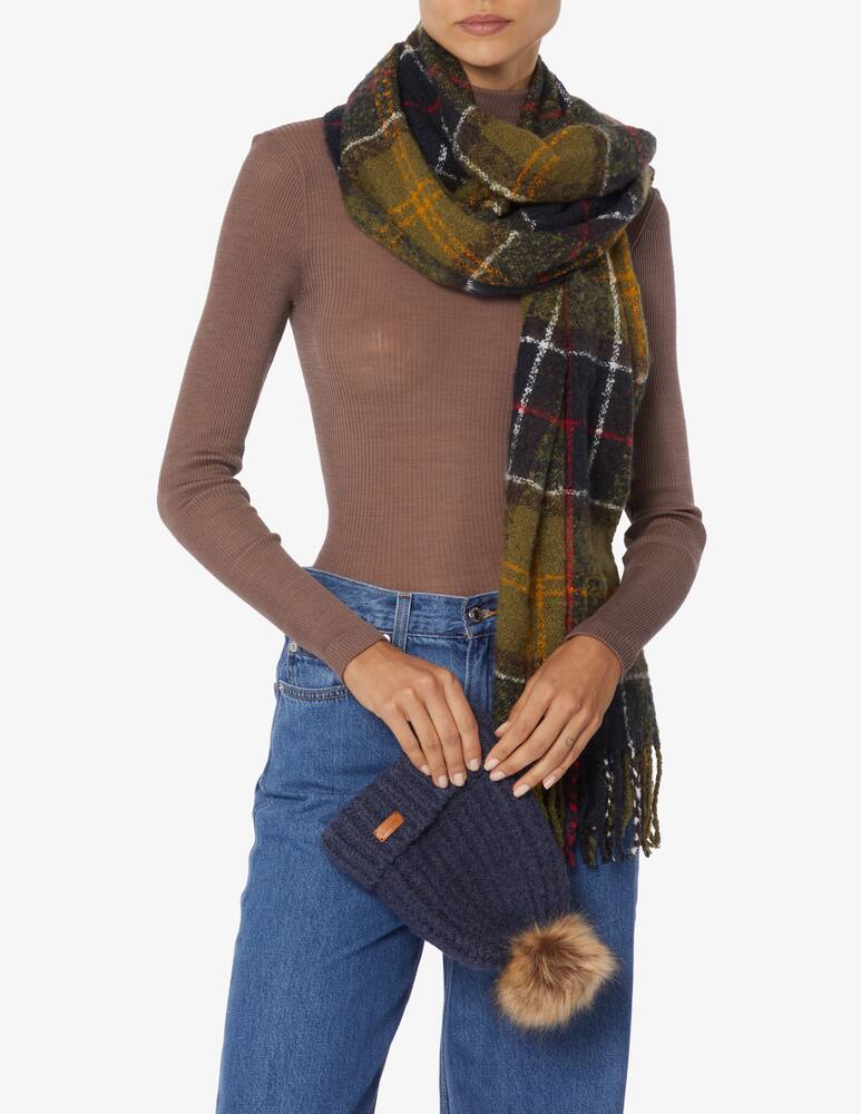 rinascente Barbour Box regalo con set cappello sciarpa - Blu