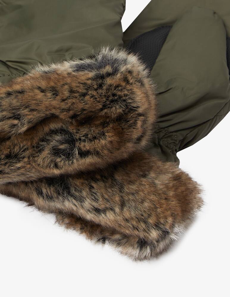 rinascente Barbour Muffole con dettaglio con pelo - Marrone