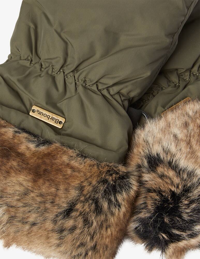 rinascente Barbour Muffole con dettaglio con pelo - Marrone