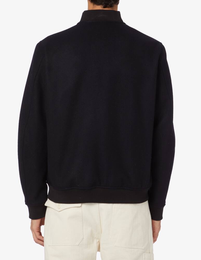 rinascente Barbour Letterman bomber jacket - Black