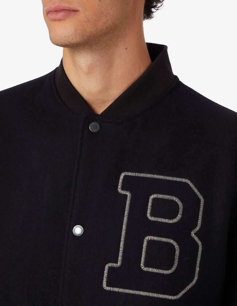 rinascente Barbour Letterman bomber jacket - Black