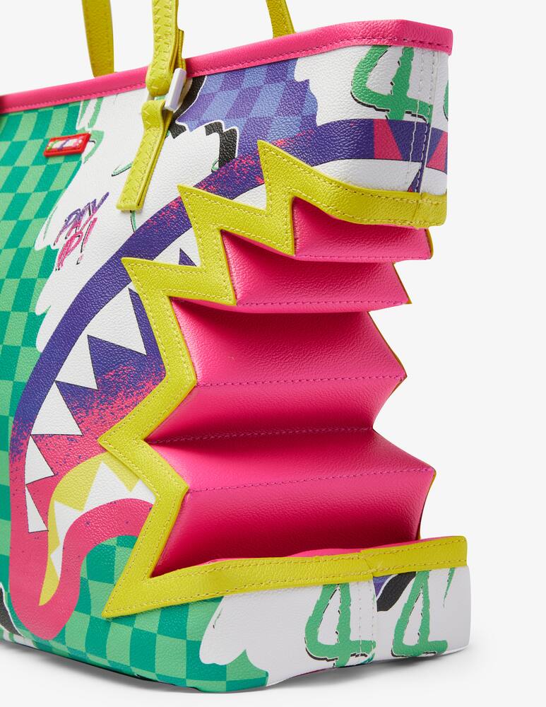 rinascente Sprayground Wtf shark bite tote bag - Multi