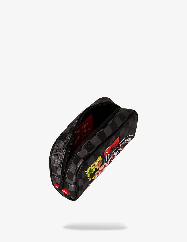 rinascente Sprayground Global mogul lost ticket pencil pouch