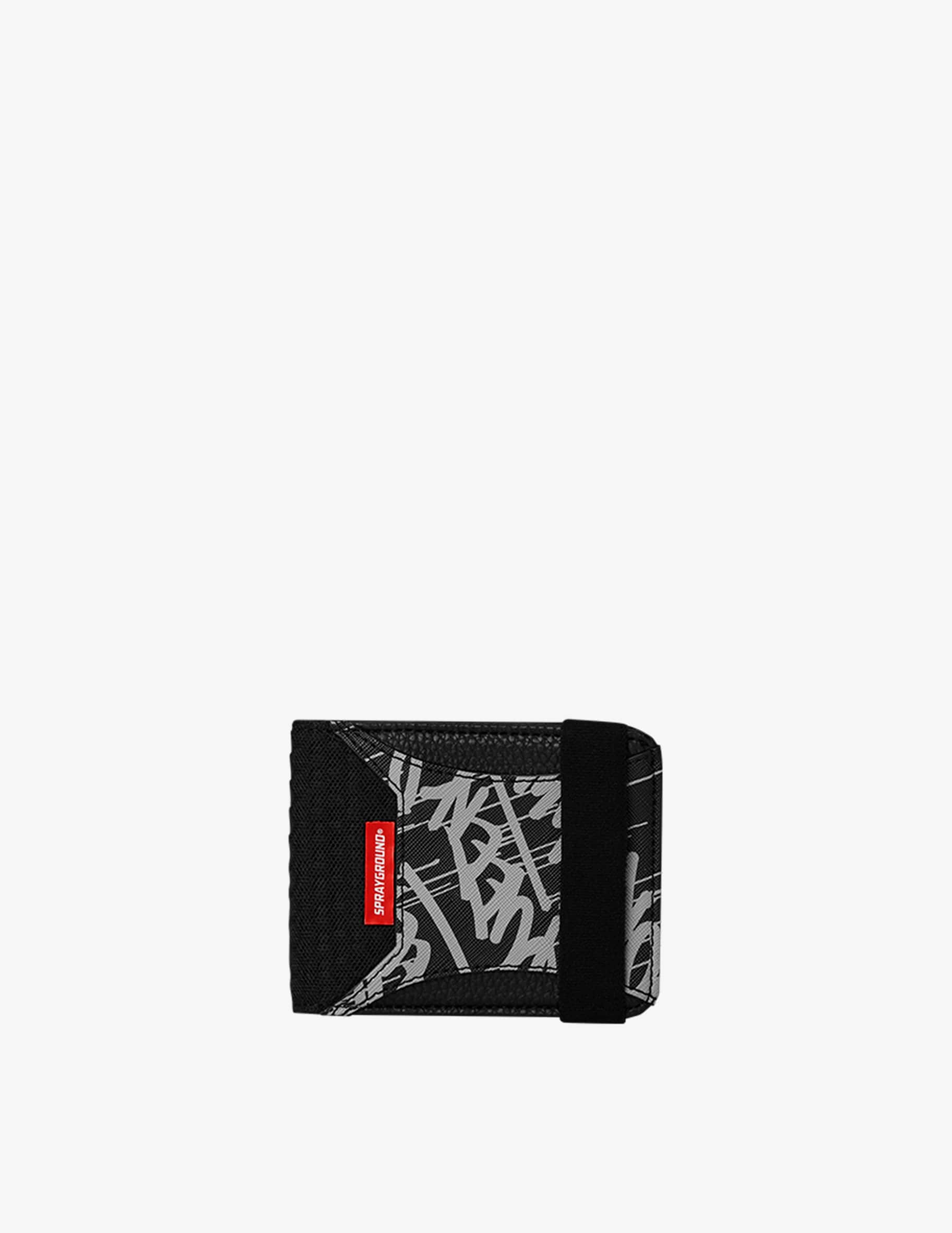 Shop Sprayground Midnight raceway graffiti wallet on Rinascente