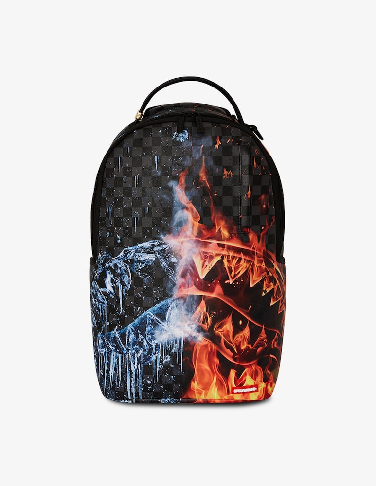 rinascente Sprayground Fire & ice shark backpack