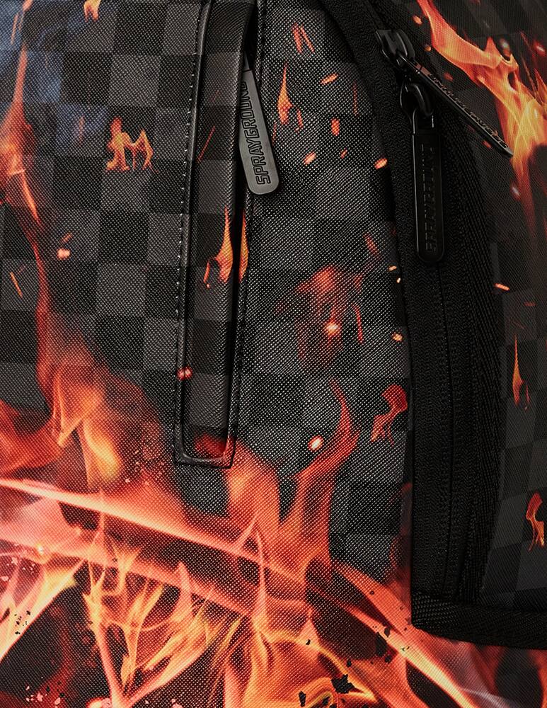 rinascente Sprayground Fire & ice shark backpack