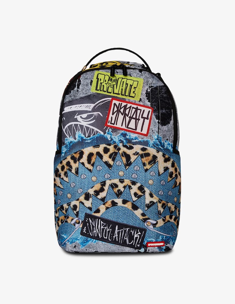 rinascente Sprayground Zaino deluxe patchwork punk