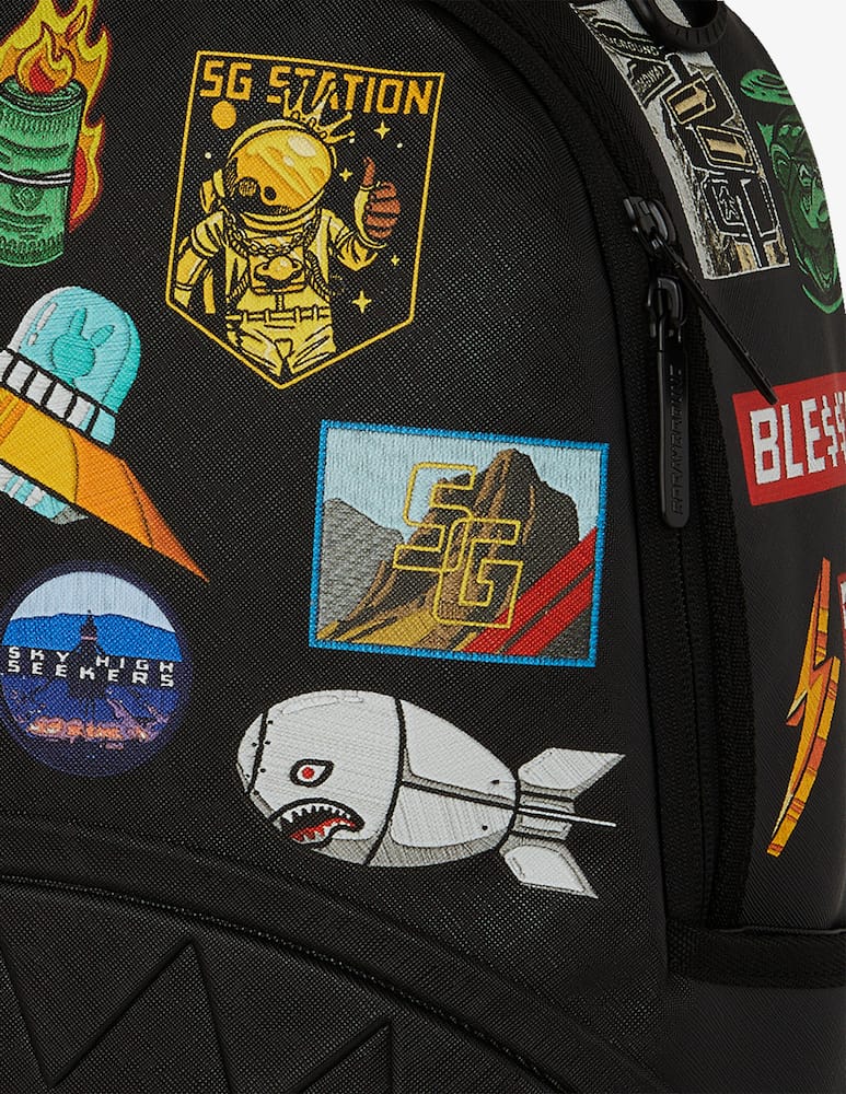 rinascente Sprayground Zaino con patch cargo