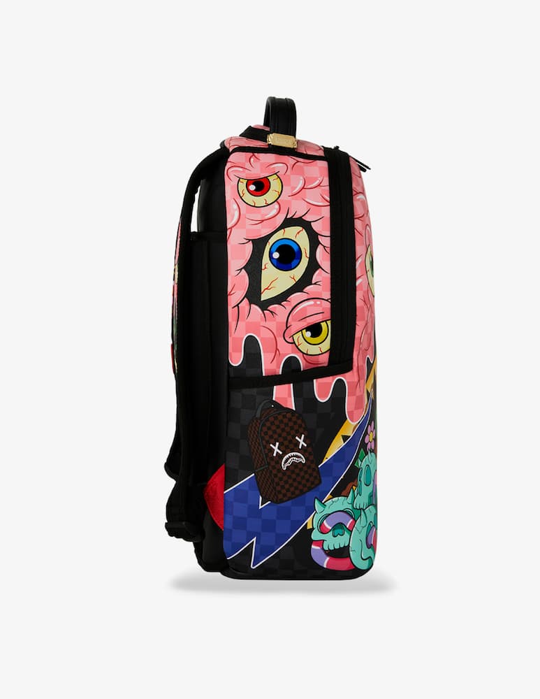rinascente Sprayground Zombie collage backpack