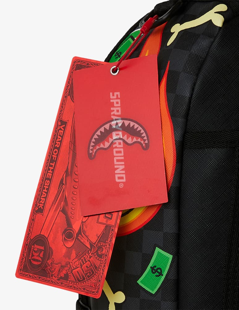 rinascente Sprayground Zombie collage backpack