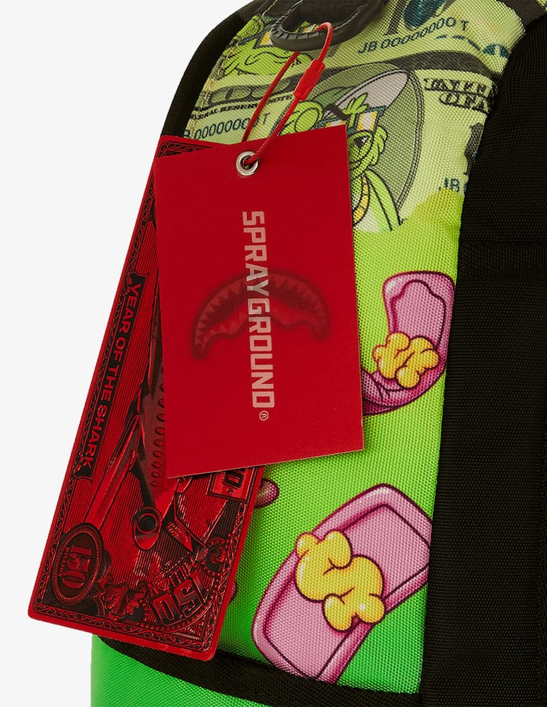 rinascente Sprayground Zaino collage denaro