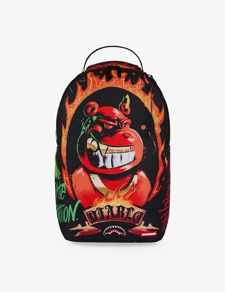 rinascente Sprayground Diablo graphic backpack