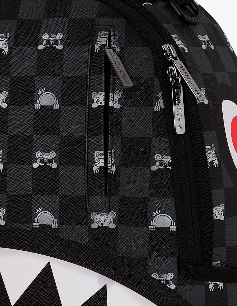 rinascente Sprayground Peeking character check backpack