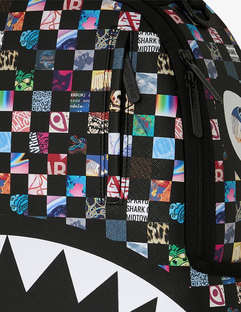 rinascente Sprayground Zaino a quadri Crazy check