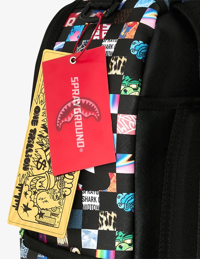 rinascente Sprayground Zaino a quadri Crazy check