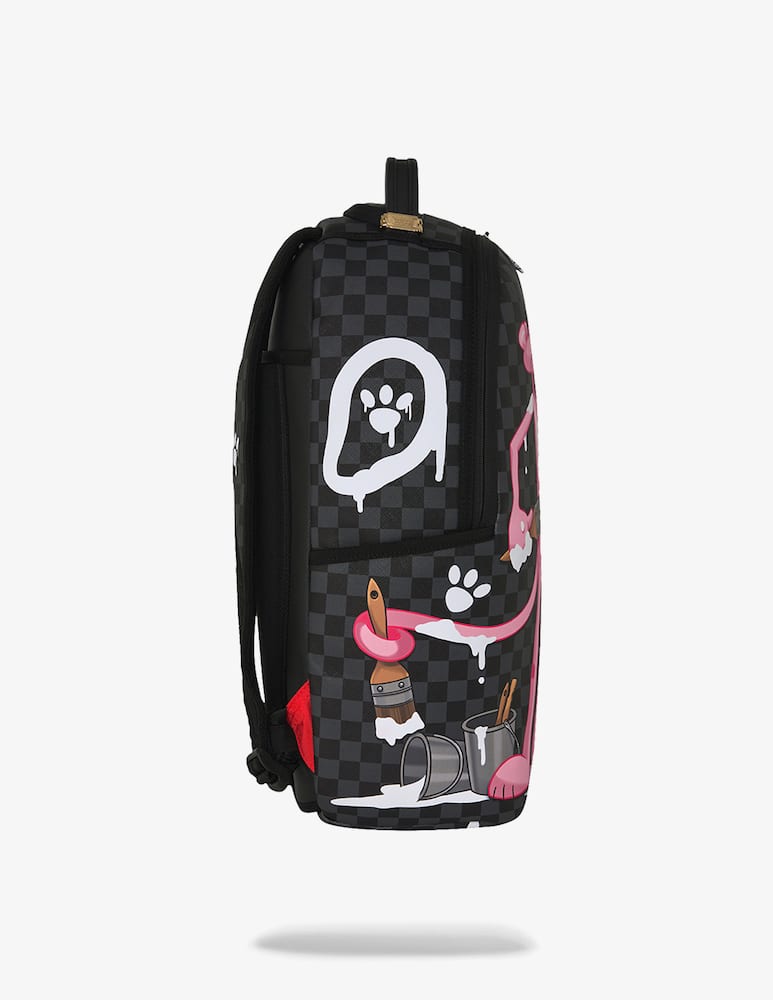 rinascente Sprayground Pink Panther painting backpack