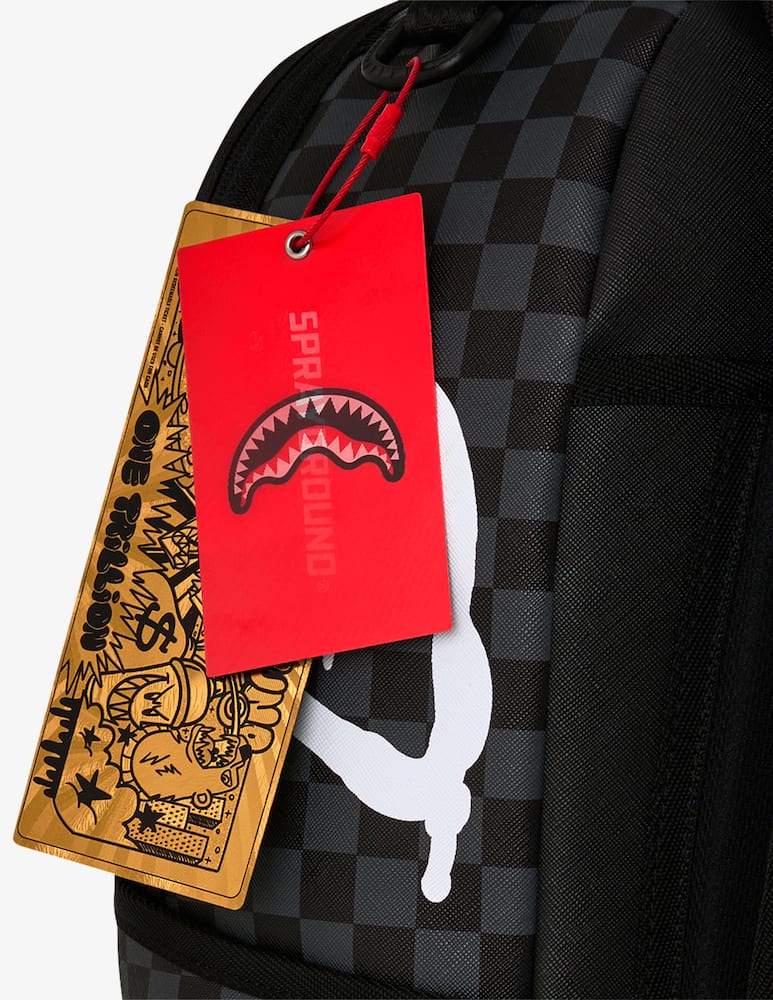 rinascente Sprayground Pink Panther painting backpack