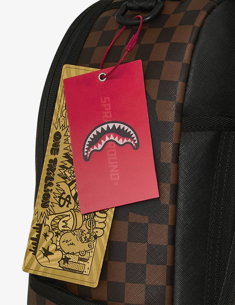 rinascente Sprayground checkered backpack
