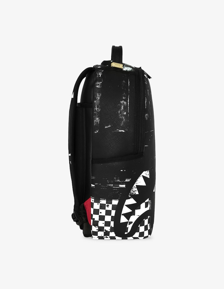 rinascente Sprayground Painted check backpack