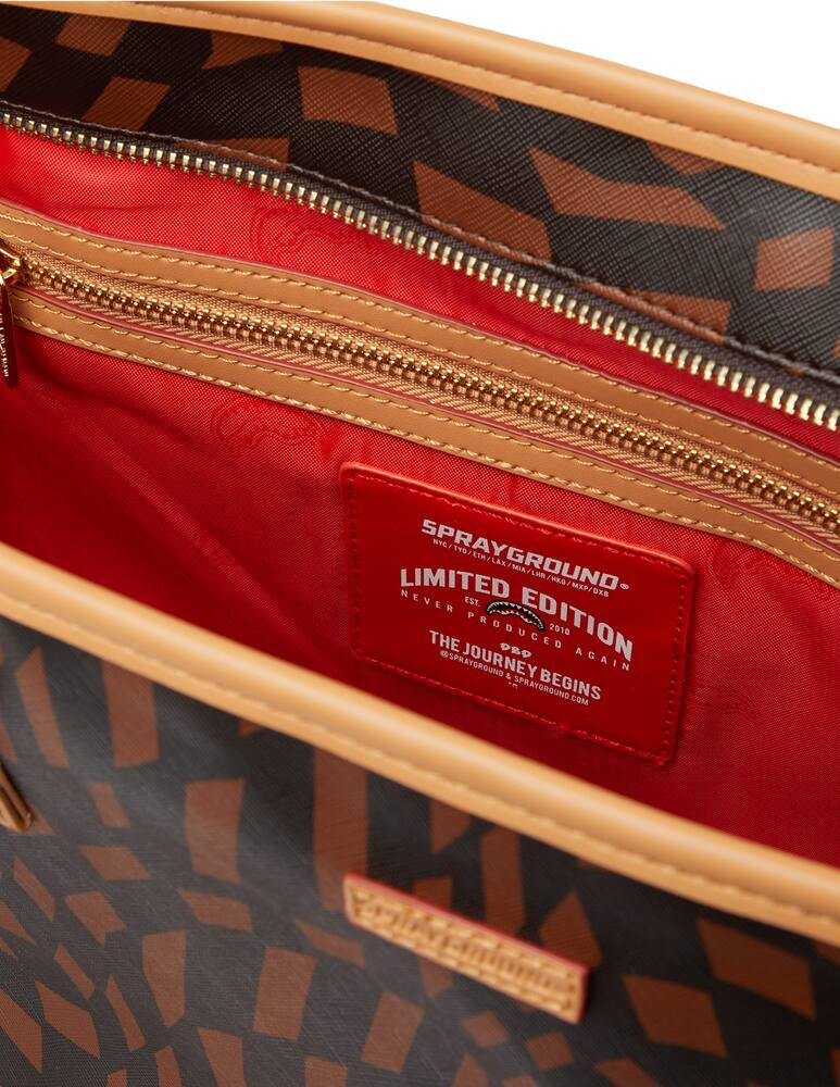 rinascente Sprayground Trippy henny tote - Marrone