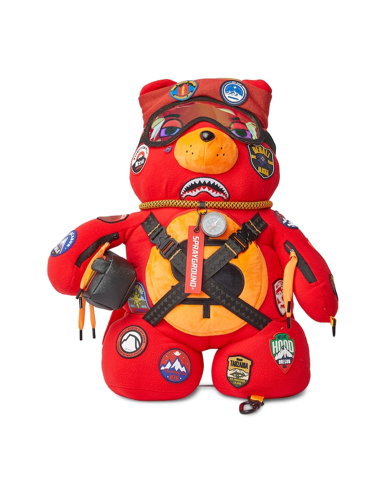 rinascente Sprayground Patches bear backpack - Multicolor