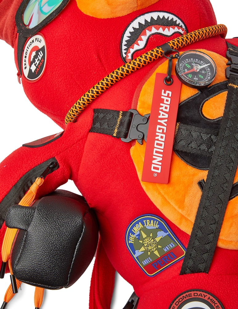 rinascente Sprayground Patches bear backpack - Multicolor