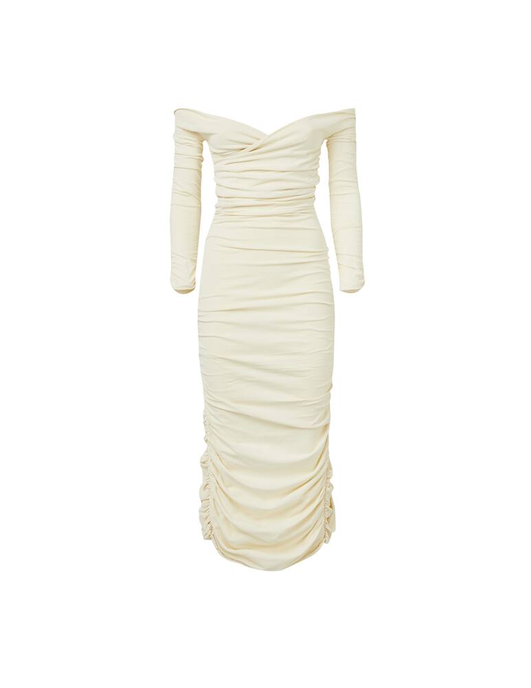 rinascente Khaite Lydia off-shoulder dress