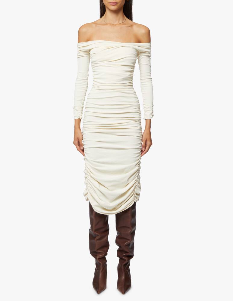 rinascente Khaite Lydia off-shoulder dress