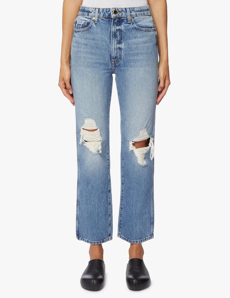rinascente Khaite Abigail straight leg jeans