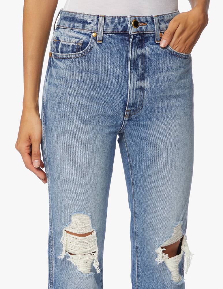 rinascente Khaite Abigail straight leg jeans
