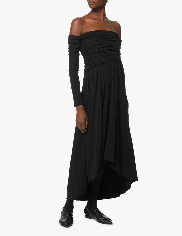 rinascente Khaite Long sleeved midi dress Nerissa