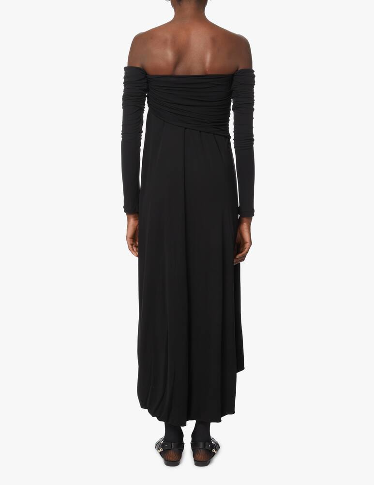 rinascente Khaite Long sleeved midi dress Nerissa