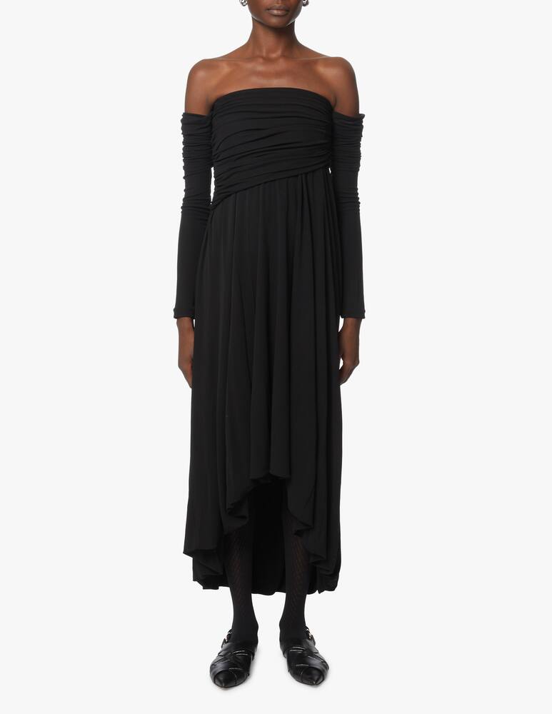 rinascente Khaite Long sleeved midi dress Nerissa