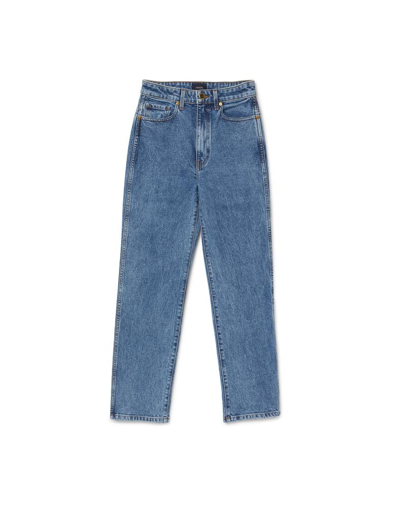 rinascente Khaite Abigail high rise flare jeans - light blue